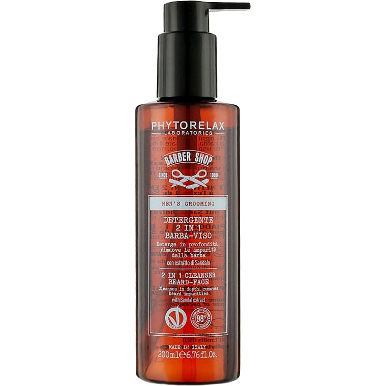 2 in 1 Cleanser - Reiniger voor Baard & Gezicht - 200ml
