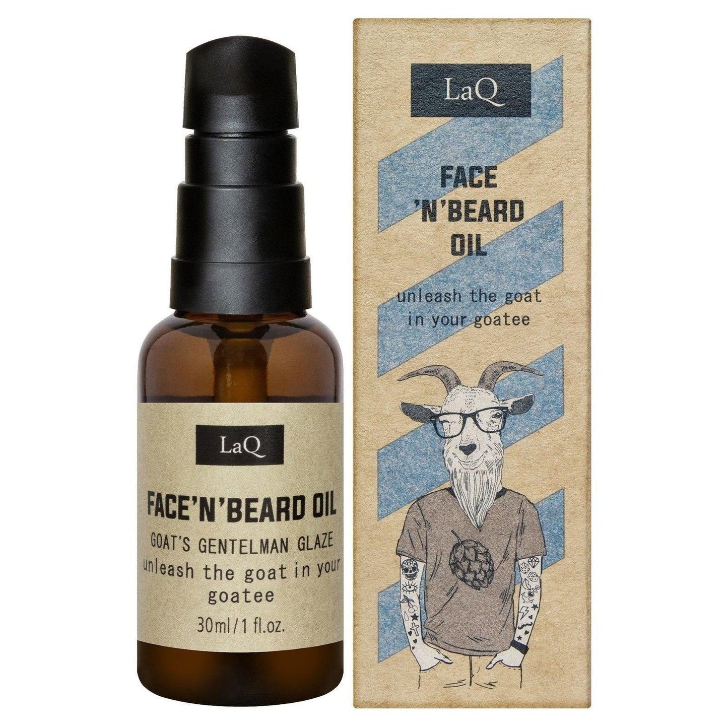 LaQ Face 'n' Beard Oil Hoppy Goat Baardolie | 30ml - MISTER33.COM