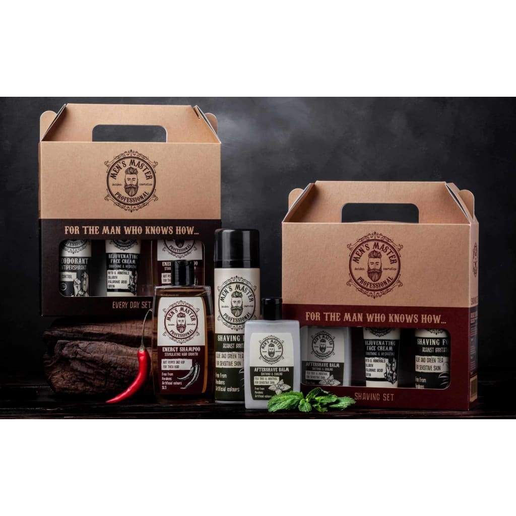 MEN'S MASTER Giftset Every Day Deodorant + Gezichtscreme + Hair&Bodysoap | 485ml - MISTER33.COM