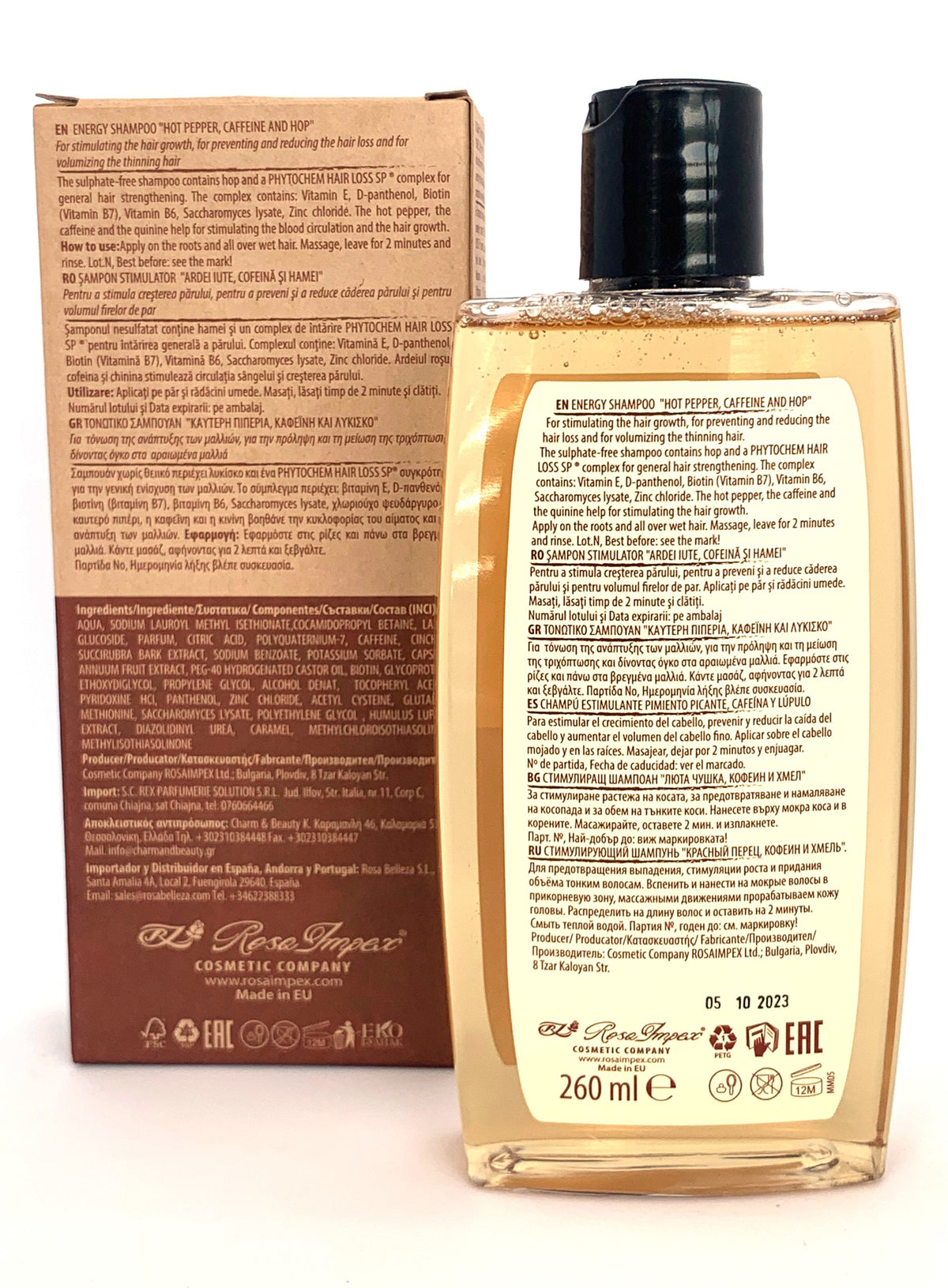 Shampoo Énergisante Anti-Chute Men's Master – 260ml