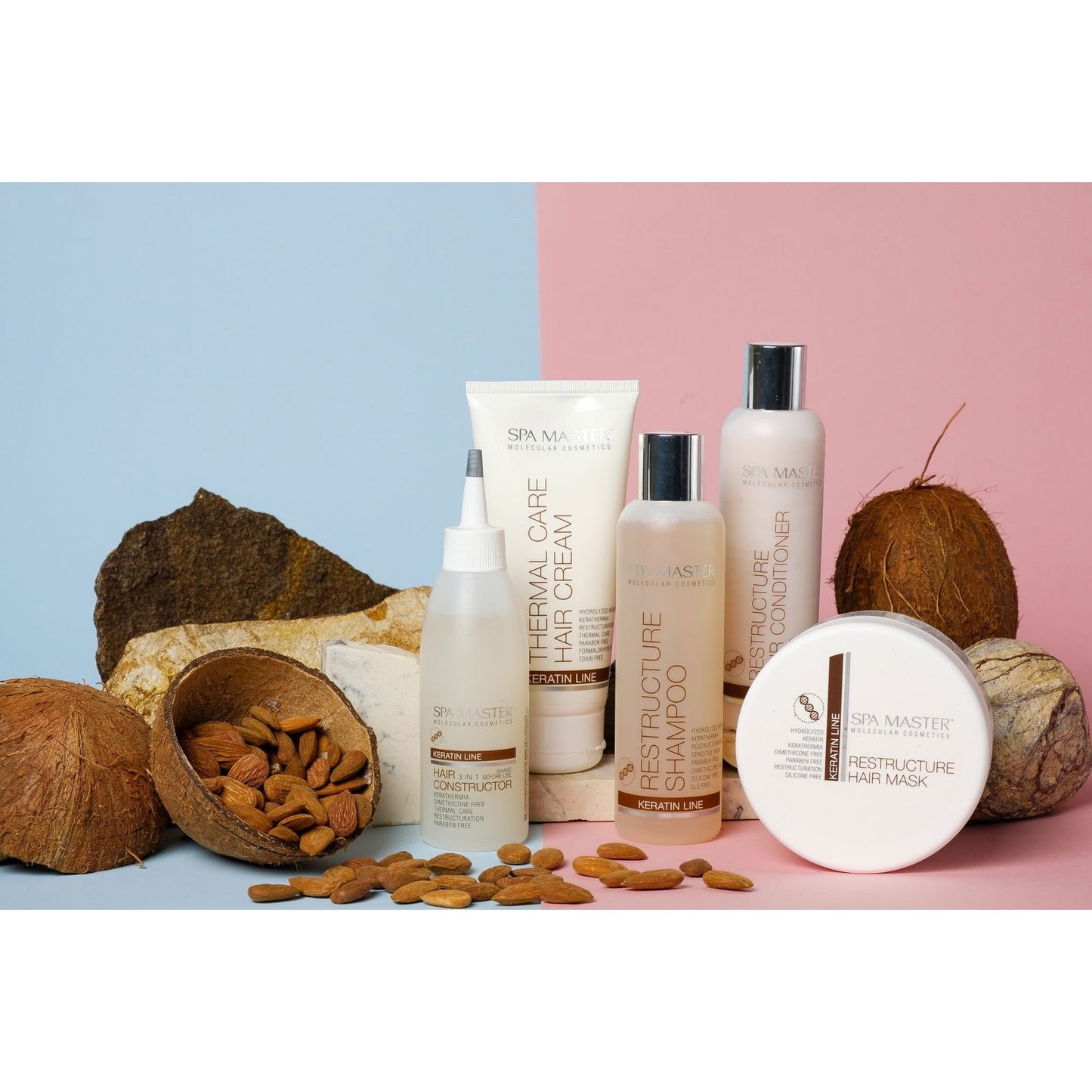 Voordeelset Keratine Shampoo+Conditioner+Haarmasker | 900ml - - MISTER33.COM