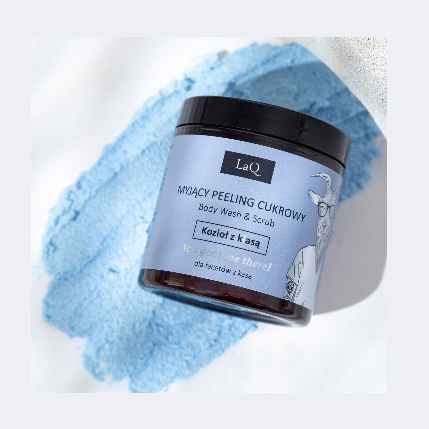 LaQ Body Wash & Scrub Grinding Paste Hoppy Goat - 220g | MISTER33.COM