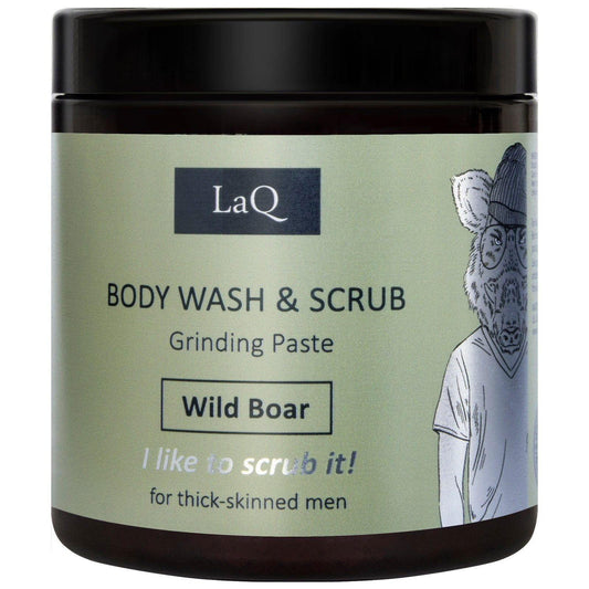 LaQ Body Wash & Scrub Grinding Paste Wild Boar - 220g | MISTER33.COM