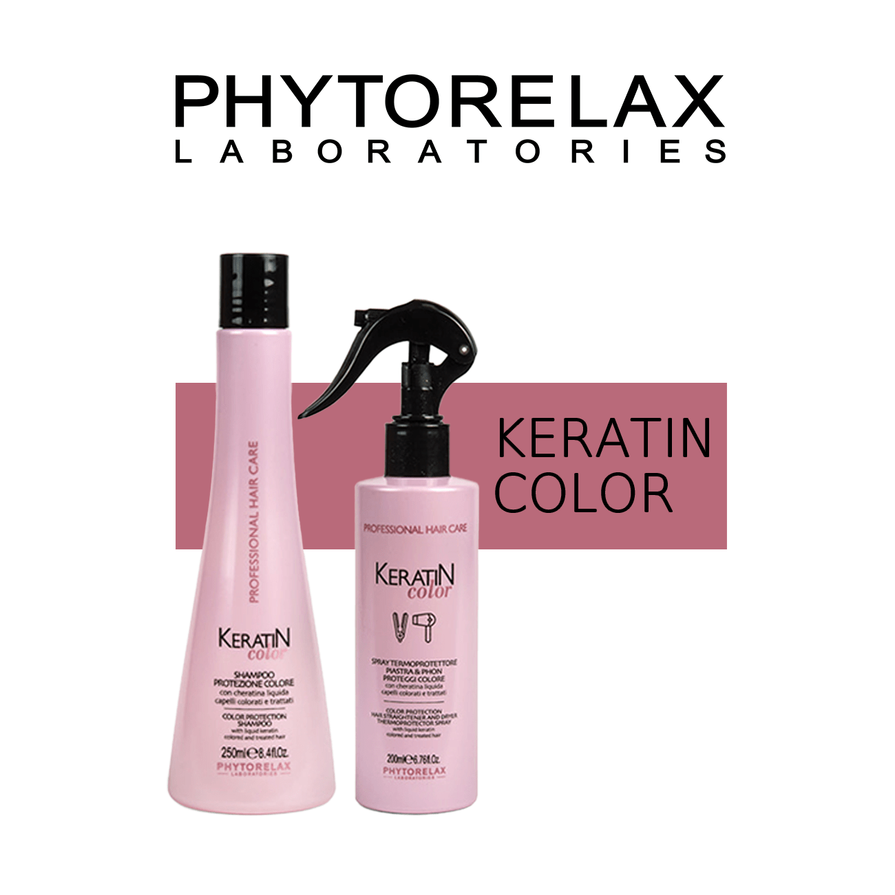 PHYTORELAX Color Protection Shampoo Gekleurd Haar - 250ml | MISTER33.COM