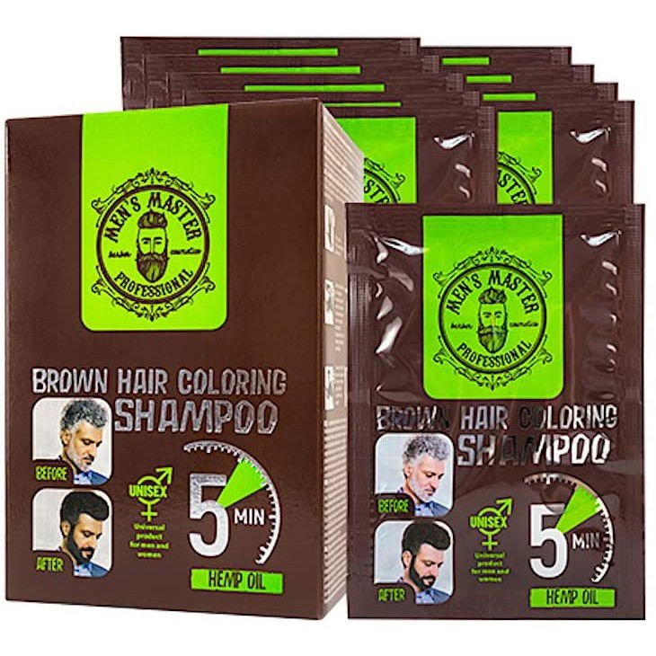 Coloring Shampoo Zwart of Bruin - 250ml - MISTER33.COM