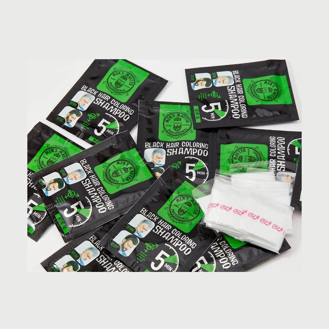 MEN'S MASTER Coloring Shampoo Zwart of Bruin - 250ml | MISTER33.COM