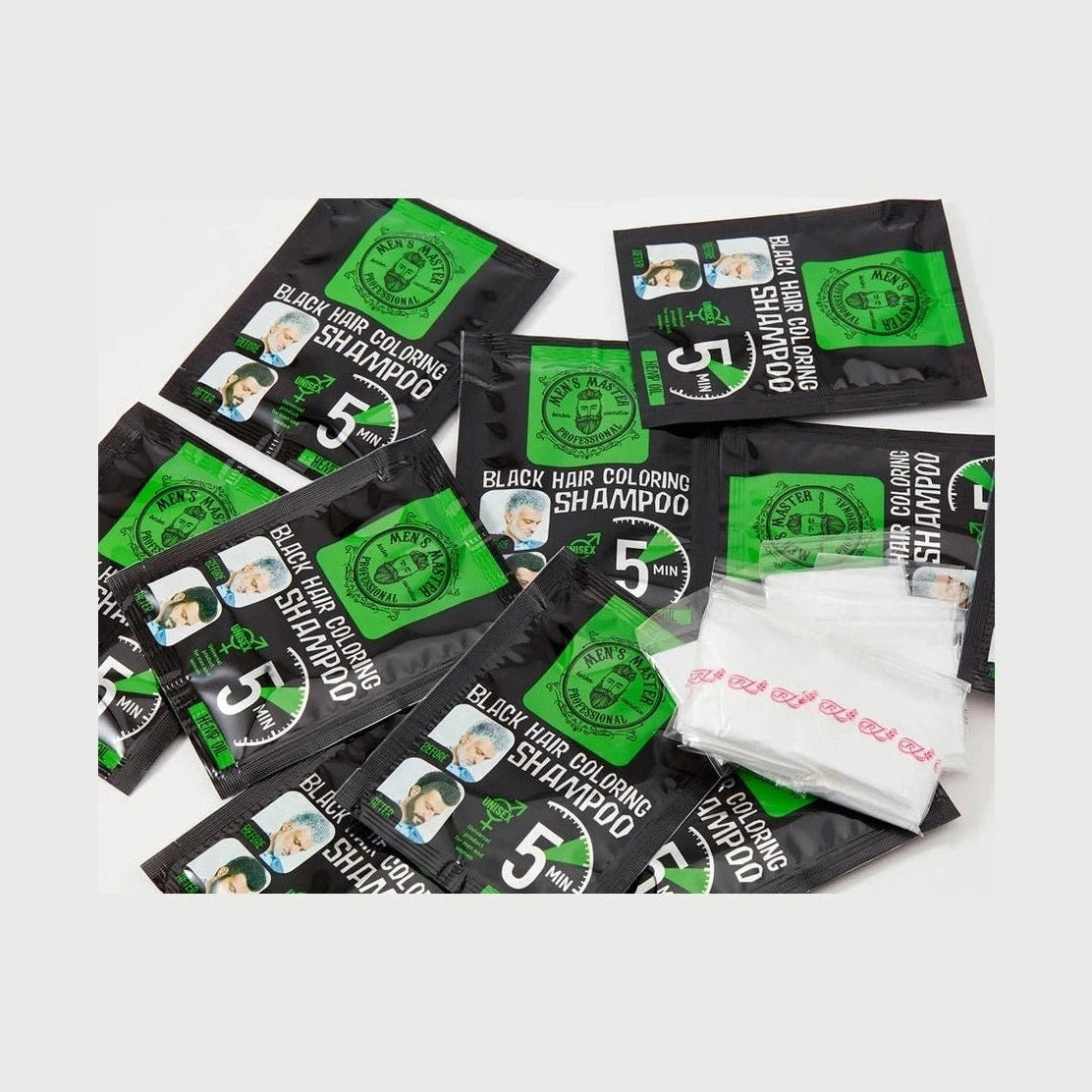 MEN'S MASTER Coloring Shampoo Zwart of Bruin - 250ml | MISTER33.COM