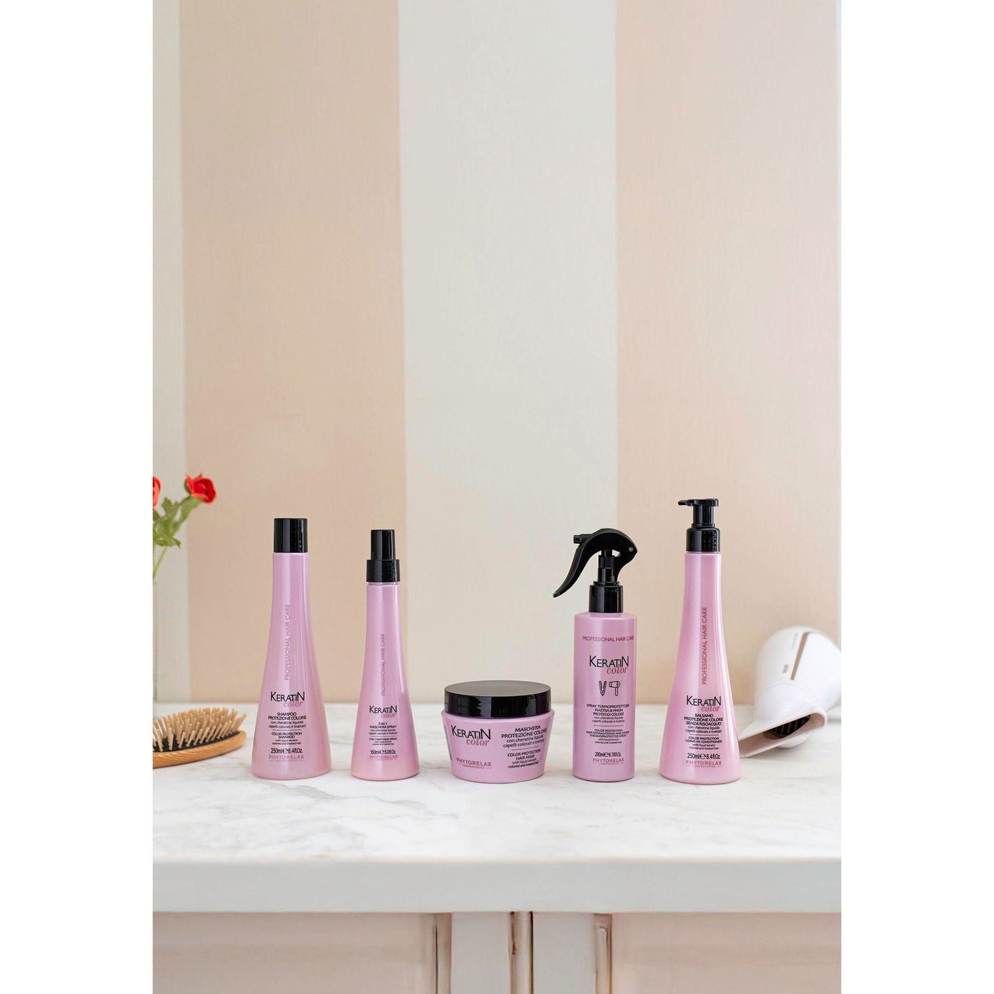 PHYTORELAX Haarmasker Keratine Color Protection - 250ml | MISTER33.COM