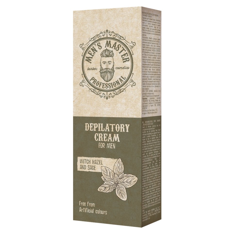 Men's Master Ontharingscrème voor Mannen met Aftercare – doosje