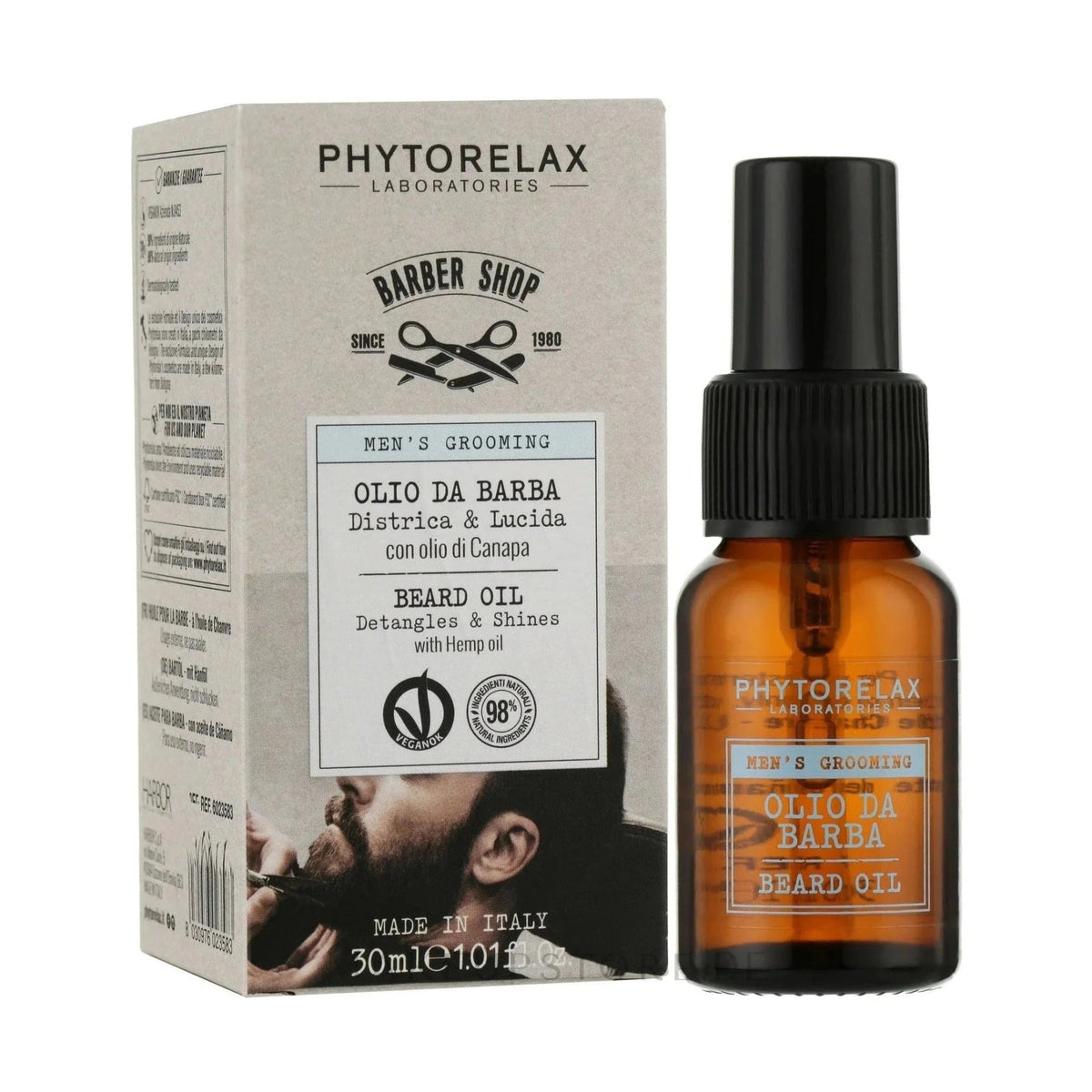 PHYTORELAX Phytorelax Baardolie Ontwart en geeft Glans – 30ml | MISTER33.COM