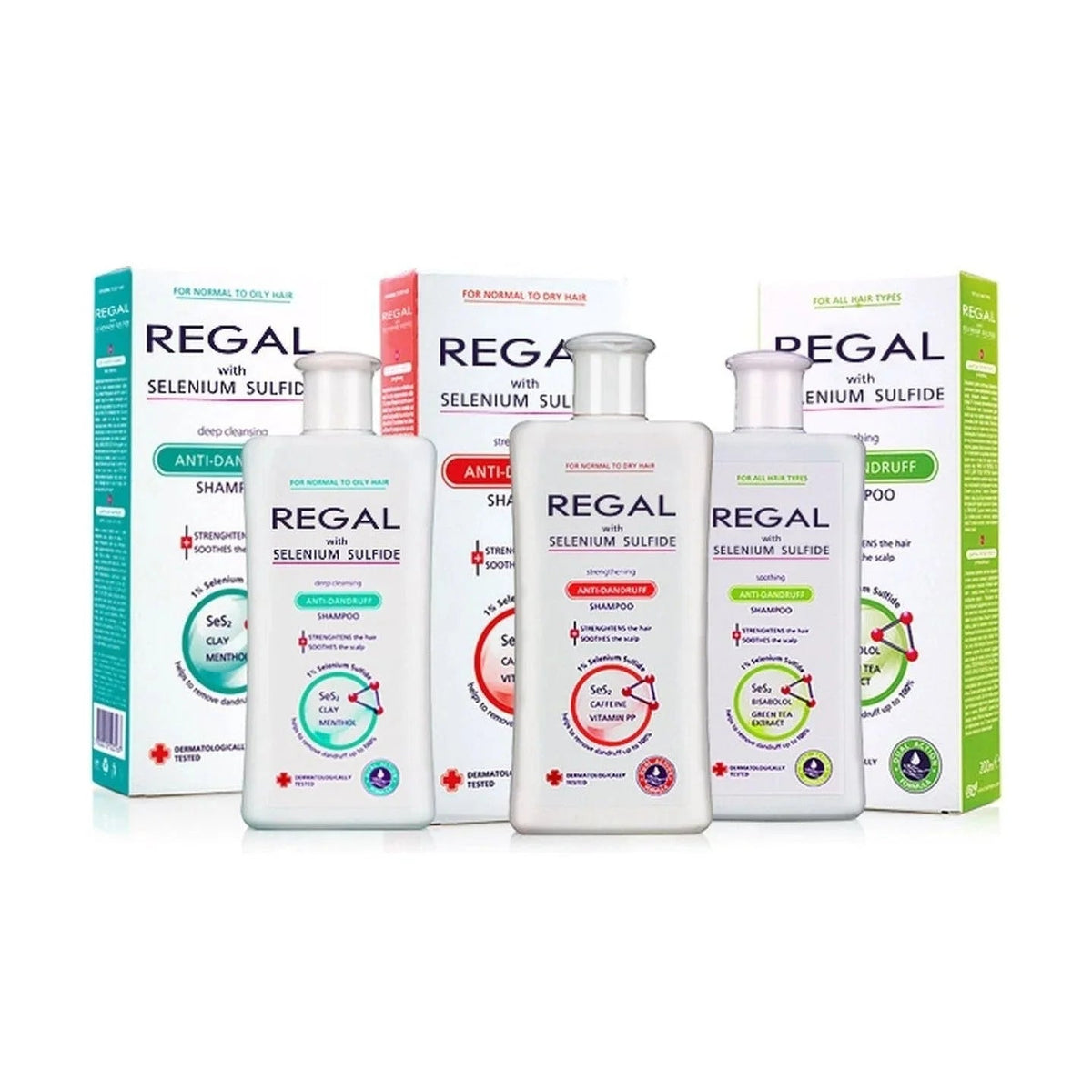 REGAL Regal Anti-roos Shampoo Selenium – Normaal en Vet Haar – 200ml | MISTER33.COM
