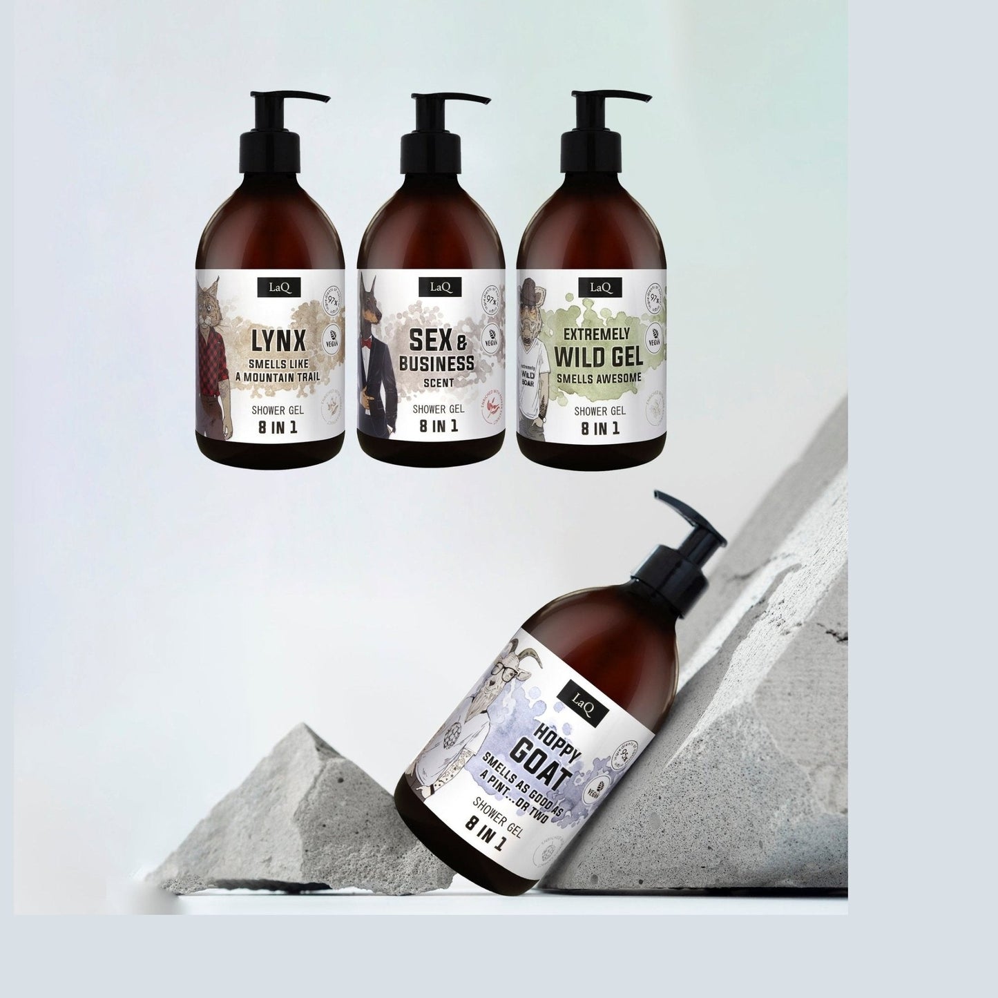 LaQ Shower Gel Lynx - 500ml | MISTER33.COM