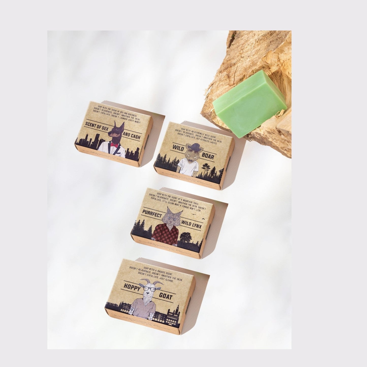 LaQ Soap Bar Lynx Natuurlijke Glycerine Zeep - 85g | MISTER33.COM