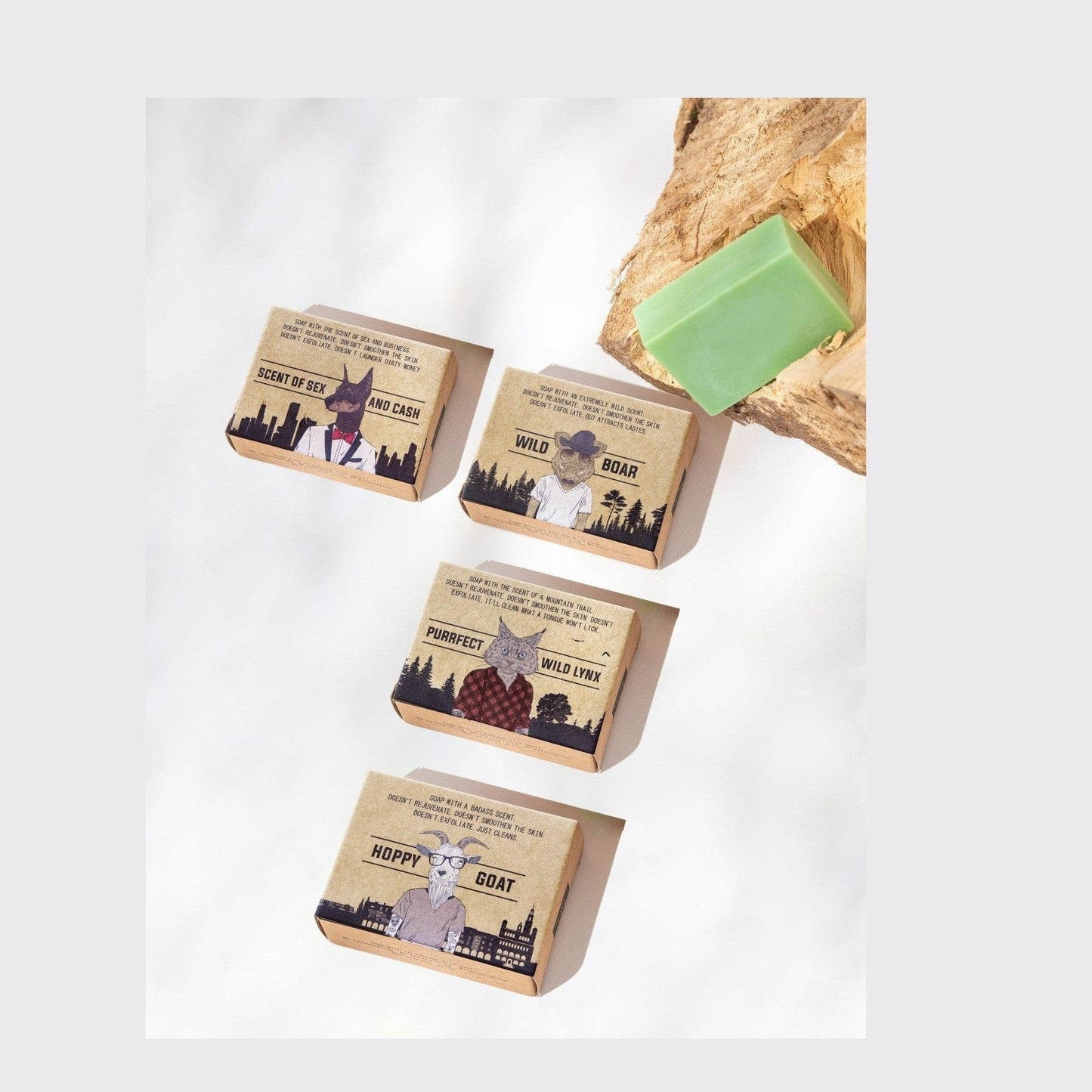 LaQ Soap Bar Lynx Natuurlijke Glycerine Zeep - 85g | MISTER33.COM