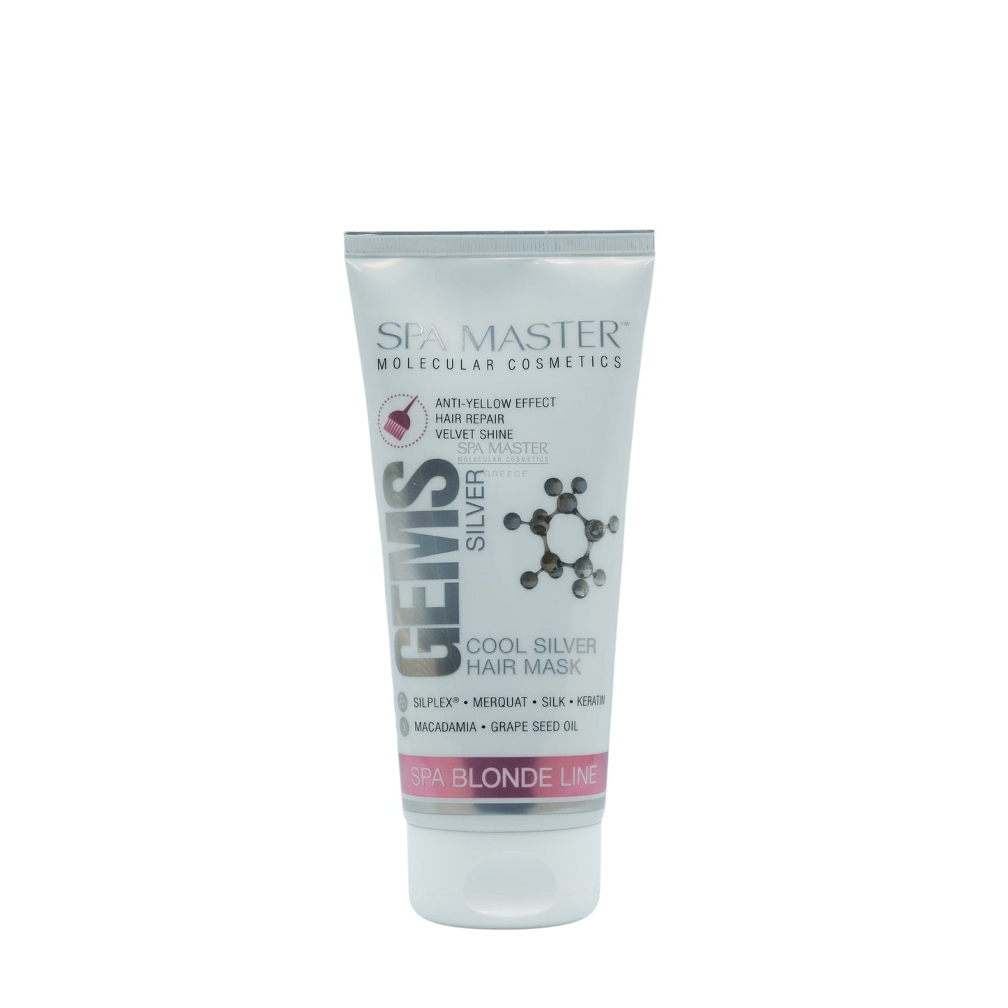 Anti - geel Haarmasker voor Blond en Grijs Haar - 200ml - MISTER33.COM