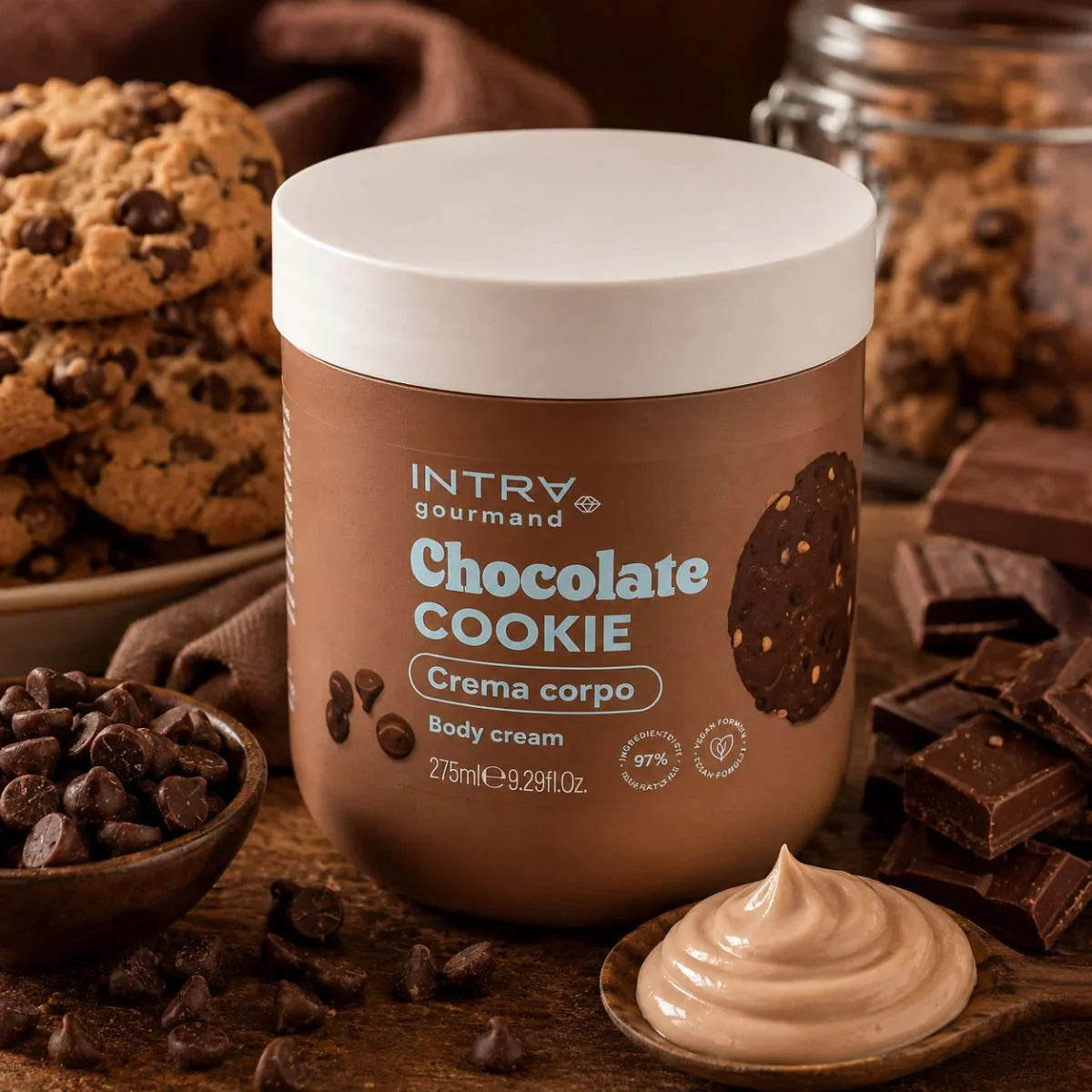 Intra Gourmand Chocolate Cookie Bodycrème – 275ml