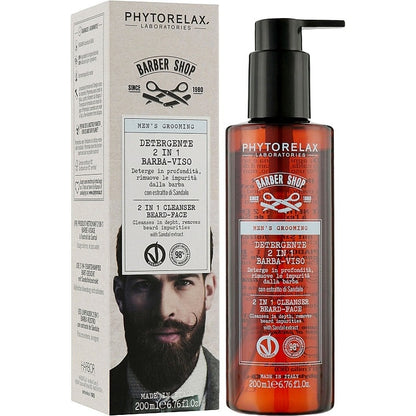 2 in 1 Cleanser - Reiniger voor Baard & Gezicht - 200ml
