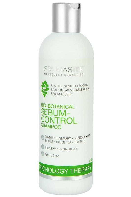 Spa Mater Bio-botanische Sebum Control Shampoo - Sulfaatvrije Anti-Roos Haargroeiversneller voor de Vettige Hoofdhuid