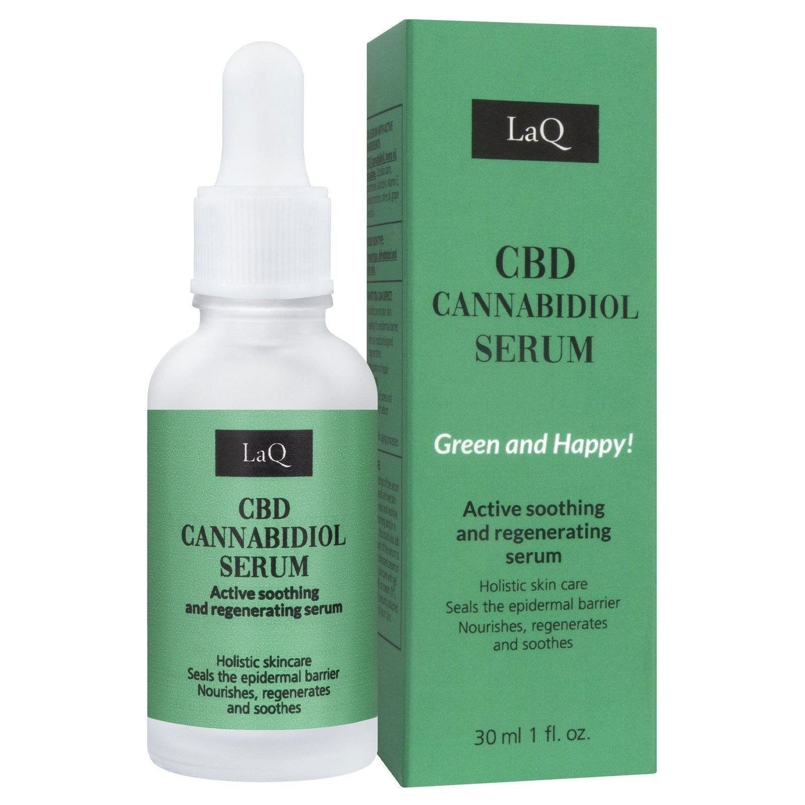 CBD Cannabidiol Serum - Gezichtsserum voor Probleemhuid/Gevoelige Huid/Acne | 30ml LaQ