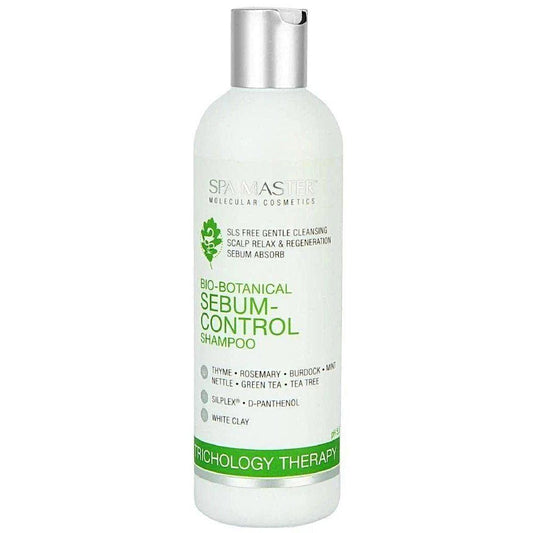 SPA MASTER Bio-botanische Sebum Control Shampoo - Sulfaatvrije Anti-Roos Haargroeiversneller voor de Vettige Hoofdhuid | 330ml - MISTER33.COM