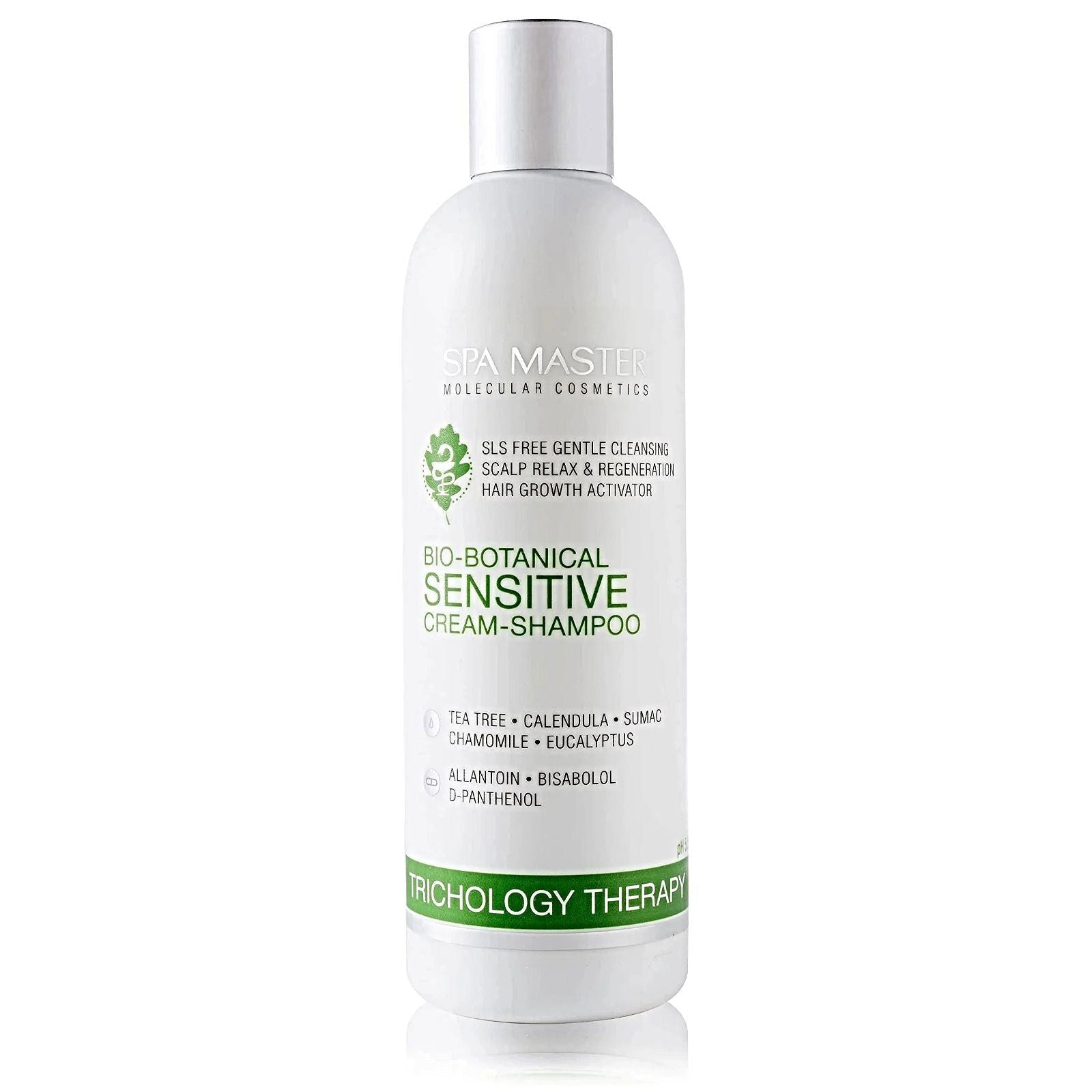 Bio-botanische shampoo - Sulfaatvrije Haargroeiversneller voor de Gevoelige Hoofdhuid - pH 5.5 SPA MASTER
