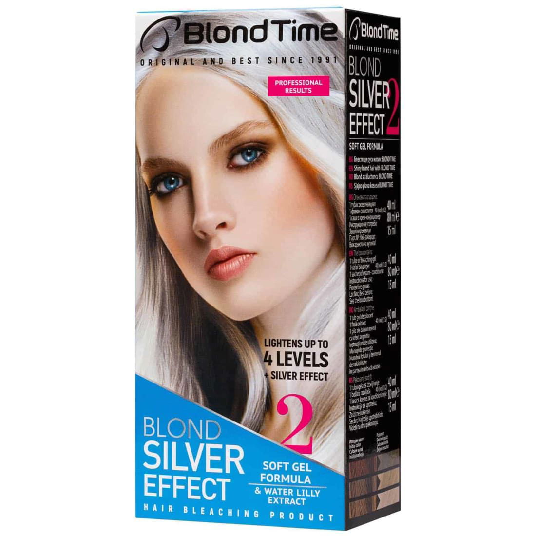 Bleekgel met Zilvereffect voor 4 Tinten Lichter Haar | 135ml BLOND TIME