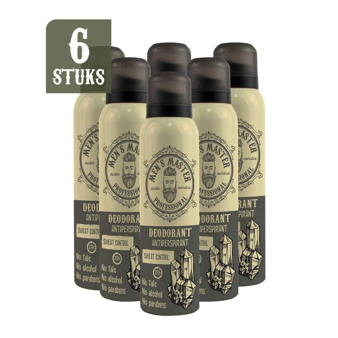 Deodorant 6 stuks Voordeelverpakking - 900ml - MISTER33.COM