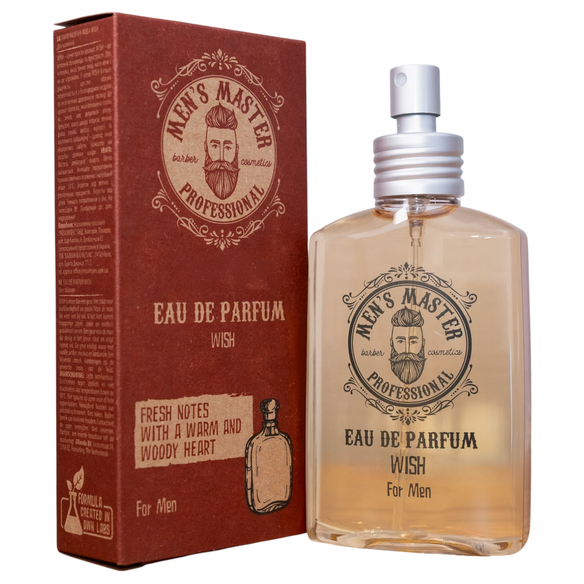 Men's Master Eau de Parfum WISH – Parfum pour Homme – 120ml