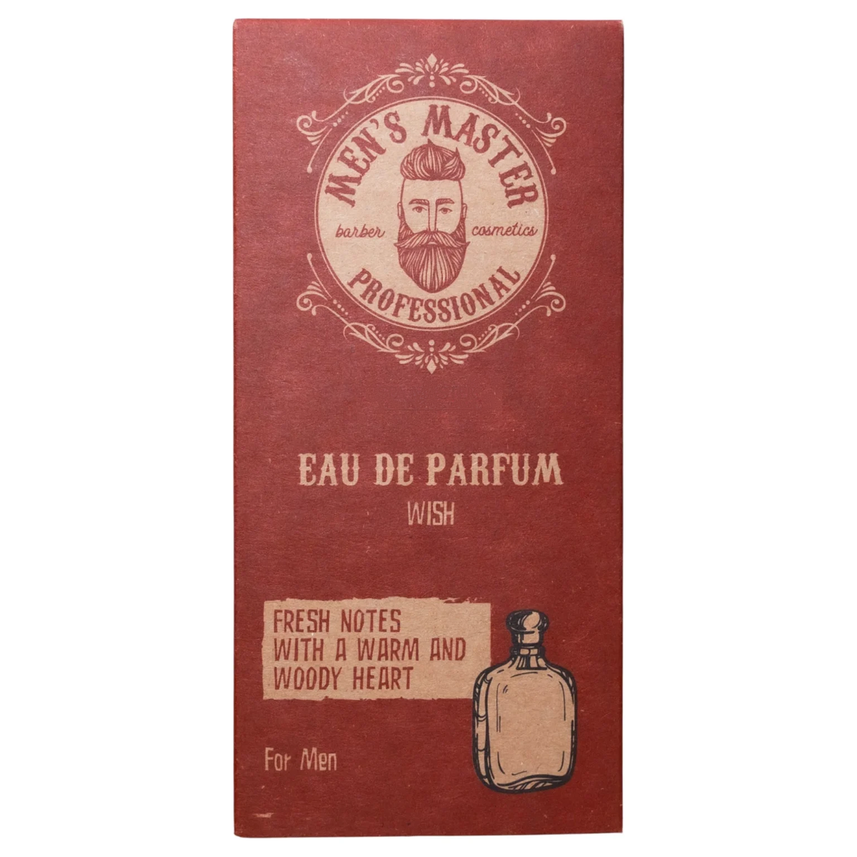 Men's Master Eau de Parfum WISH – Parfum pour Homme – 120ml