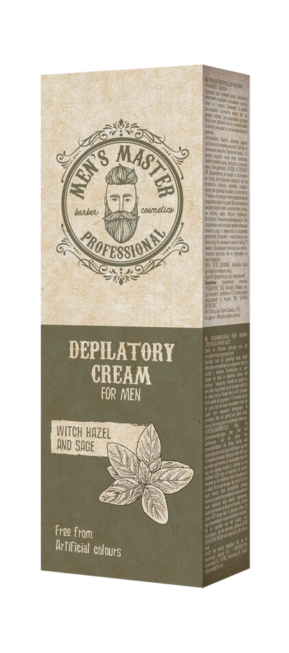 Men's Master Hair Removal Cream for Men with Aftercare – 150ml + 25ml
