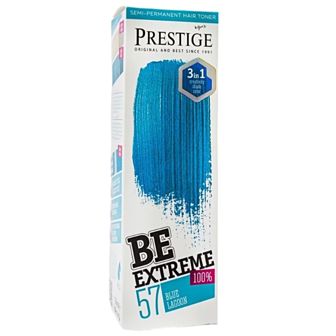 BeExtreme Semi-Permanente Haarkleuring Blue Lagoon // 100ml