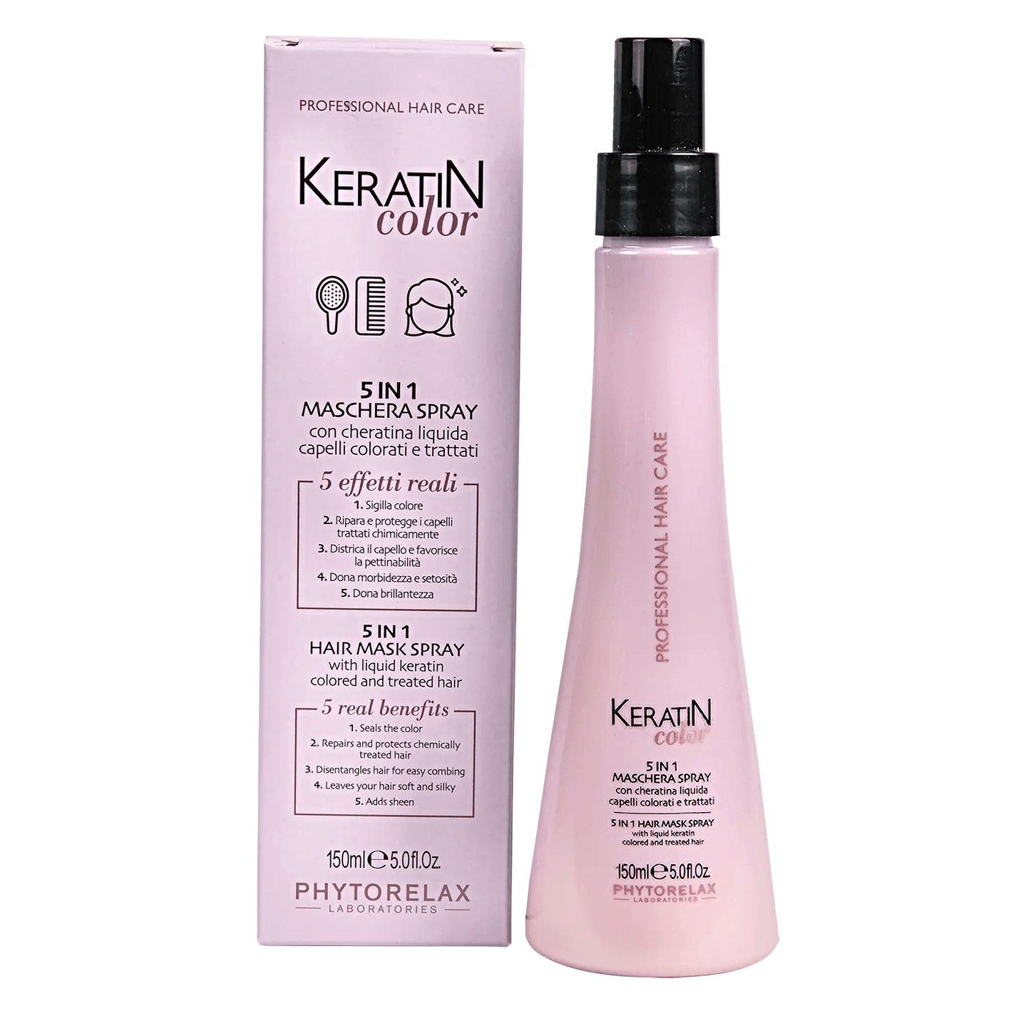 5-in-1 Hair Mask Spray Gekleurd Haar | 150ml - MISTER33.COM