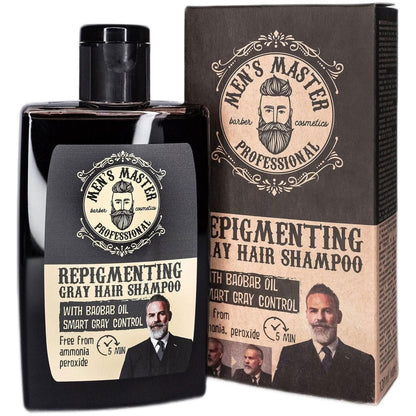 MEN'S MASTER Repigmenting Gray Hair Shampoo | 120ML - MISTER33.COM