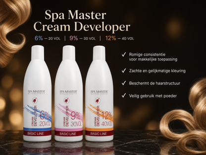 Spa Master Cream Developer 9% 30VOL Décoloration – 930ml