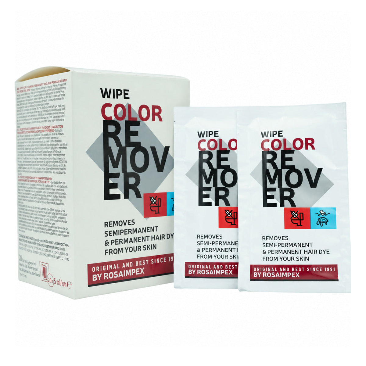 DeCOLOR time Wipe Color Remover Haarverf Verwijderdoekjes – 20 stuks