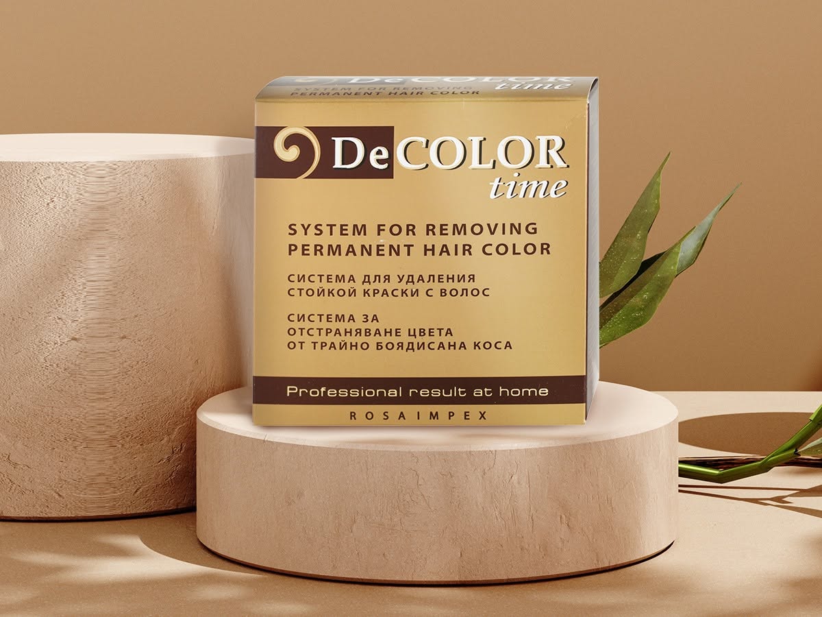 Système de blanchiment DeCOLOR time – Élimine la coloration capillaire permanente – 330 ml