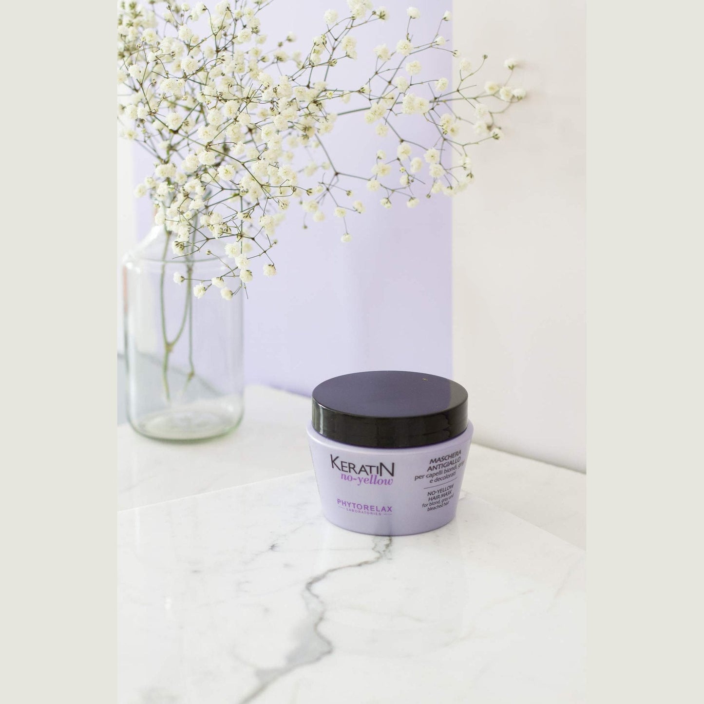 Haarmasker Keratine No Yellow - 250ml - MISTER33.COM