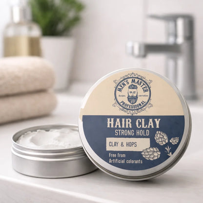 Men's Master Strong Hold Hair Clay – 100ml