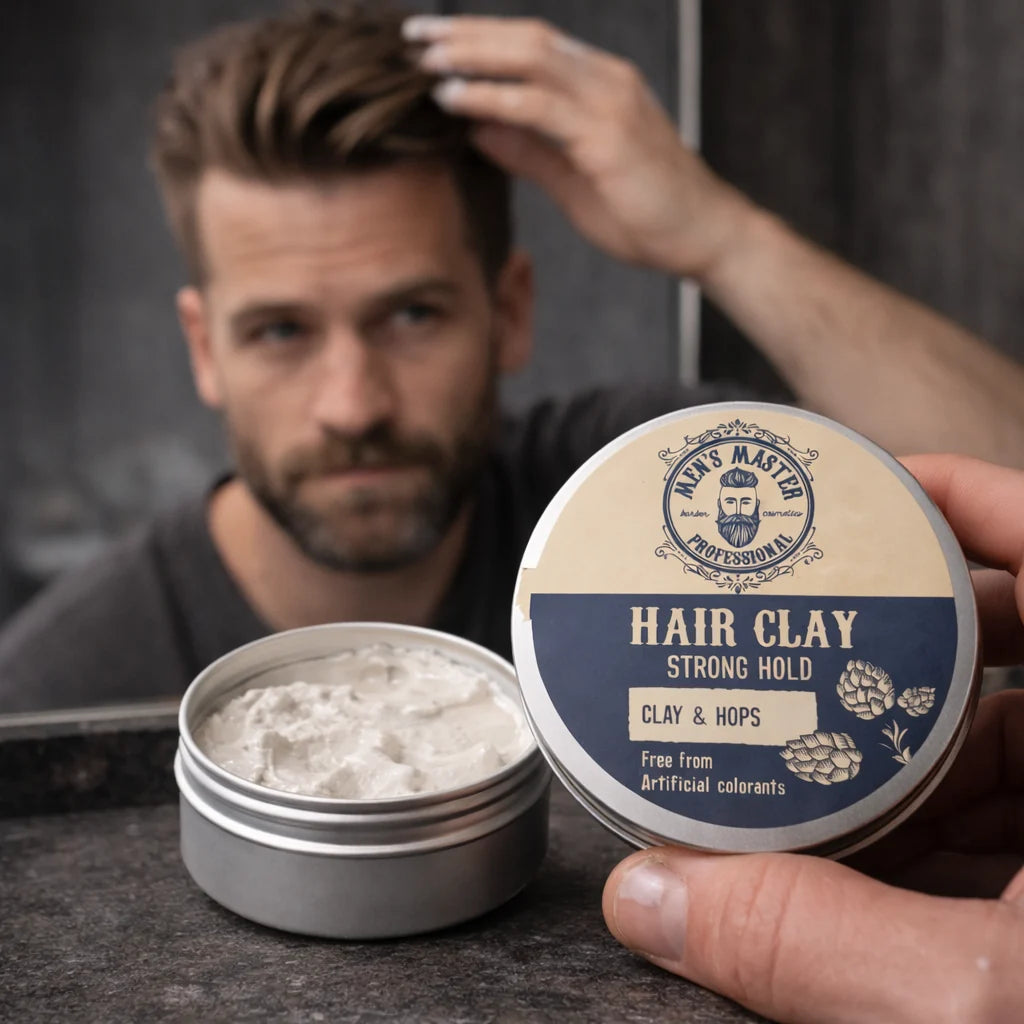 Men's Master Strong Hold Hair Clay – 100ml