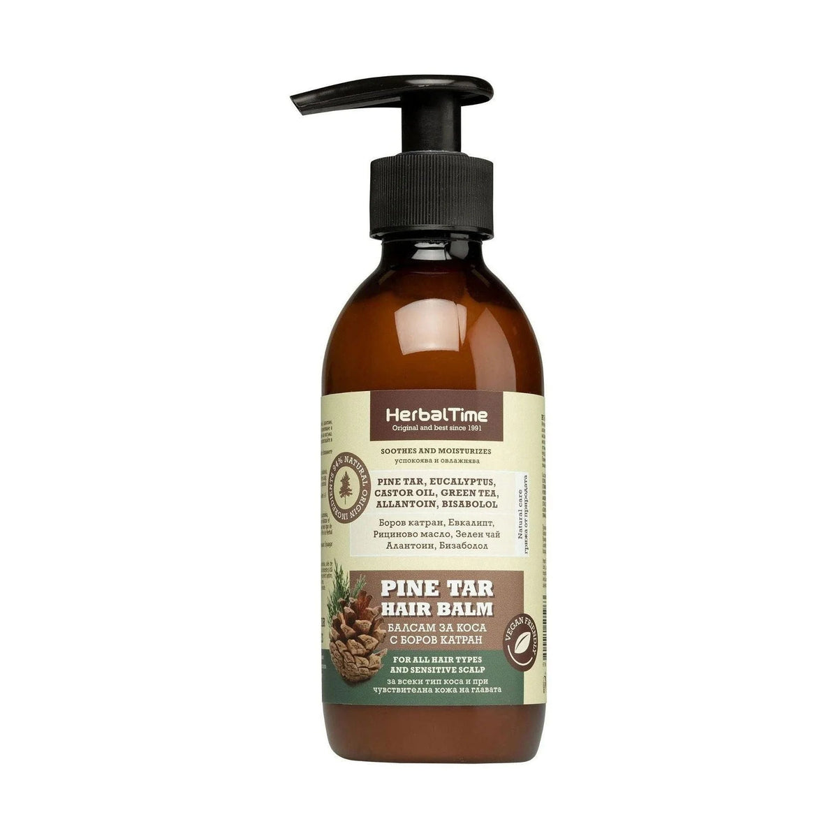 HERBAL TIME Herbal Time Dennenhars Haarbalsem – Roos en Eczeem – 240ml | MISTER33.COM
