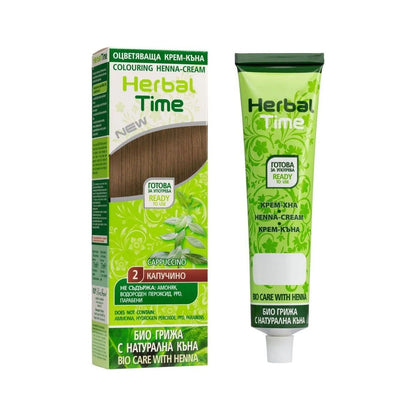 HERBAL TIME Herbal Time Henna Haarverf zonder Ammoniak/PPD/Peroxide – 75ml | MISTER33.COM