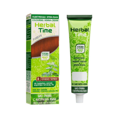 HERBAL TIME Herbal Time Henna Haarverf zonder Ammoniak/PPD/Peroxide – 75ml | MISTER33.COM