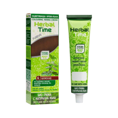 HERBAL TIME Herbal Time Henna Haarverf zonder Ammoniak/PPD/Peroxide – 75ml | MISTER33.COM