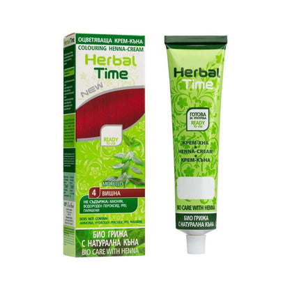 HERBAL TIME Herbal Time Henna Haarverf zonder Ammoniak/PPD/Peroxide – 75ml | MISTER33.COM