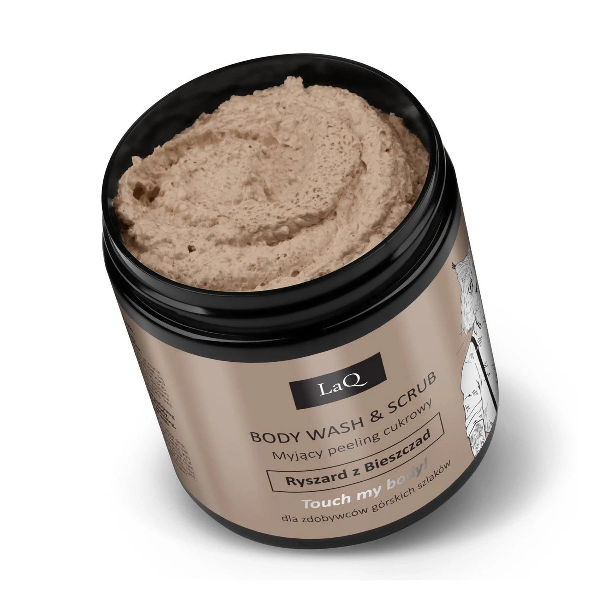 LaQ Body Wash & Scrub Grinding Paste Lynx – textuur