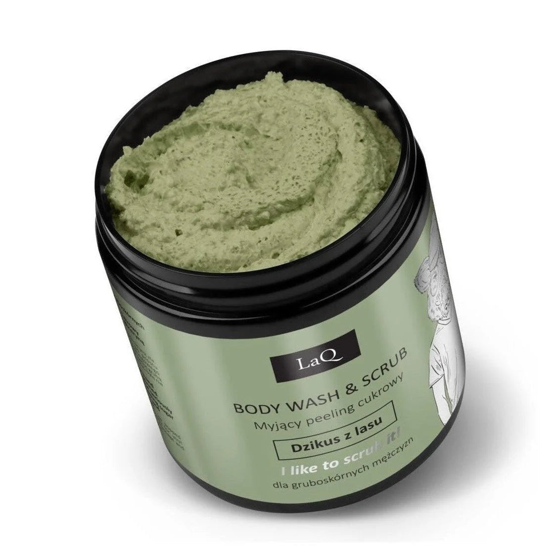 LaQ Body Wash & Scrub Grinding Paste Wild Boar – textuur