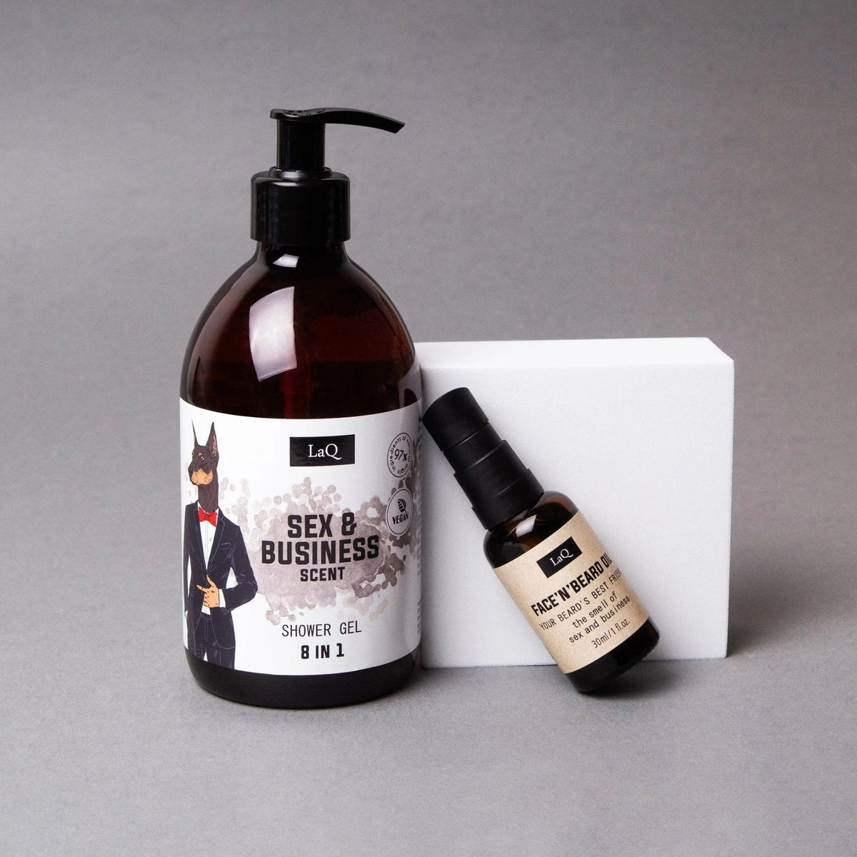 LaQ LaQ Face 'n' Beard Oil Doberman Baardolie – 30ml | MISTER33.COM