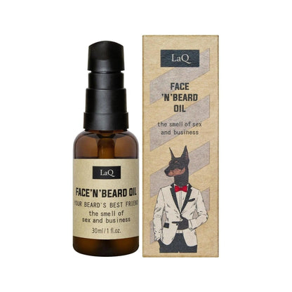 LaQ LaQ Face 'n' Beard Oil Doberman Baardolie – 30ml | MISTER33.COM