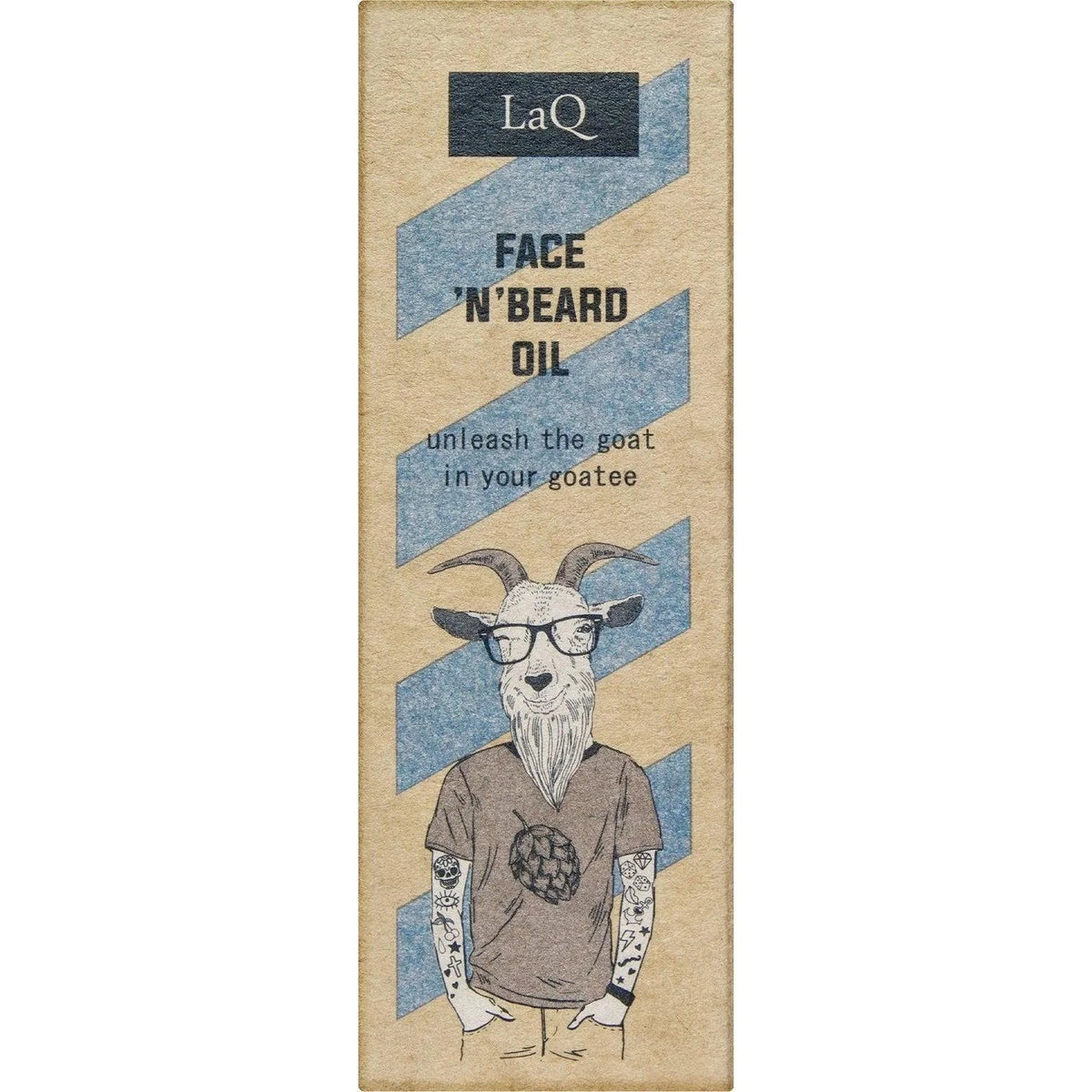 LaQ LaQ Face 'n' Beard Oil Hoppy Goat Baardolie – 30ml | MISTER33.COM