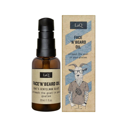 LaQ LaQ Face 'n' Beard Oil Hoppy Goat Baardolie – 30ml | MISTER33.COM